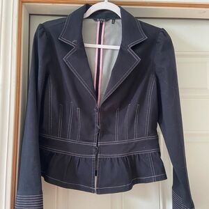 Nic + Zoe cotton/polyester jacket with great detail stitching